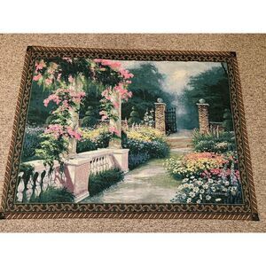 Egidio Antonaccio "Afternoon Repose" Large Woven Wall Hanging Tapestry - 80"x56"